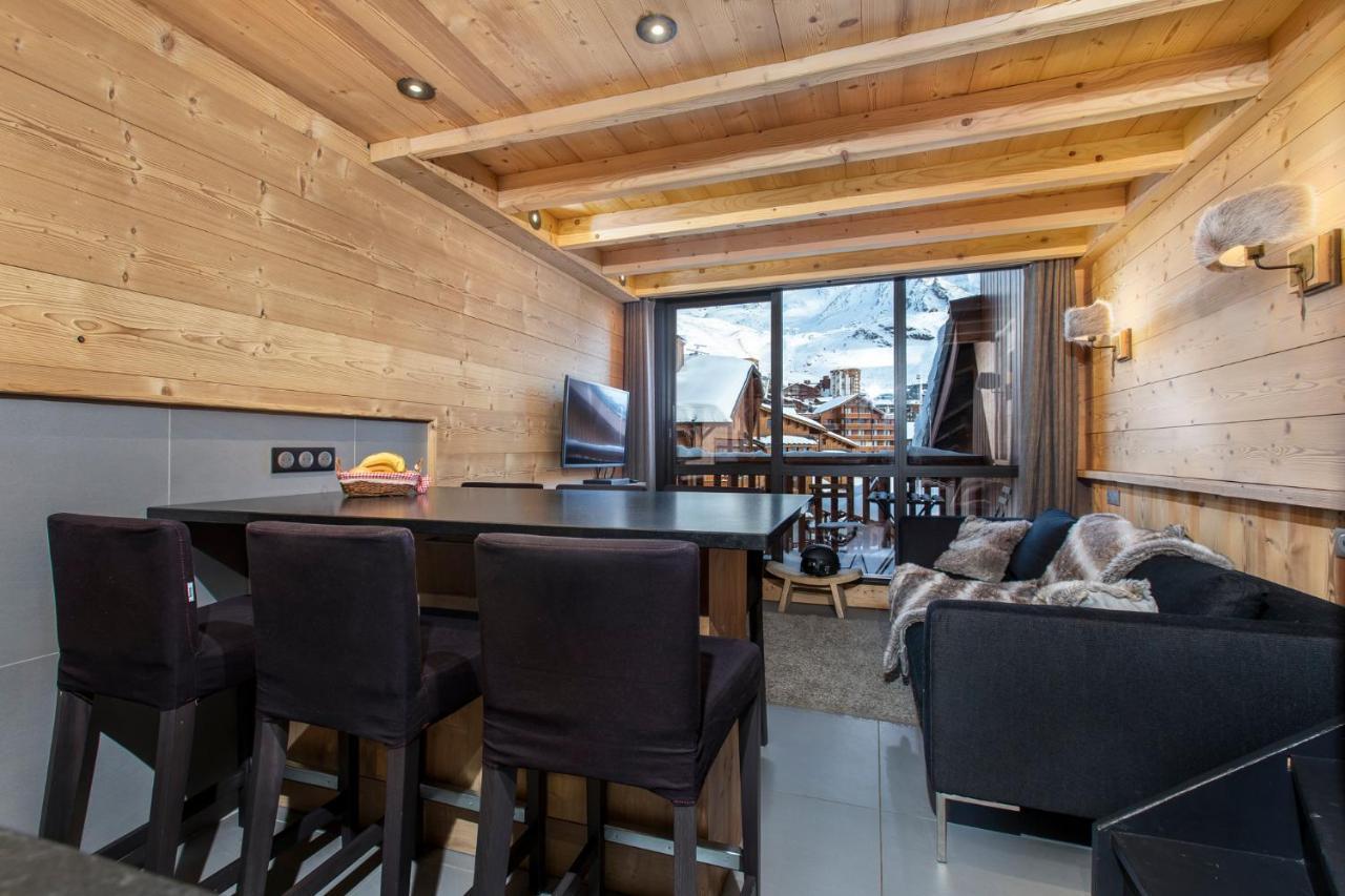 Val Thorens-Cosy Duplex Avec Vue Silveralp Eksteriør billede
