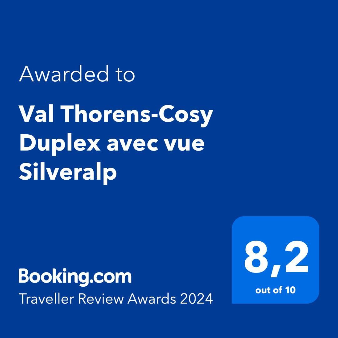 Val Thorens-Cosy Duplex Avec Vue Silveralp Eksteriør billede